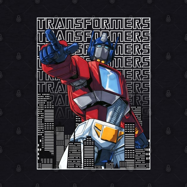 Optimus Prime Transformers by Bob Charl